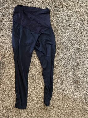 Maternity Black Athletic Leggings